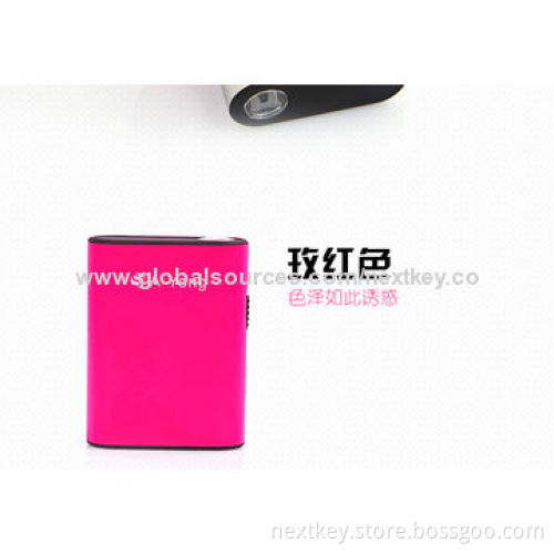 Backup Battery, 5,000mAh Power Bank with Flashlight for iPhone/iPad/MP3 Players/Tablet PCs